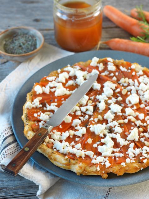 Tarte tatin aux carottes et fromage de brebis - Recette à Prix Engagés Avril 2024